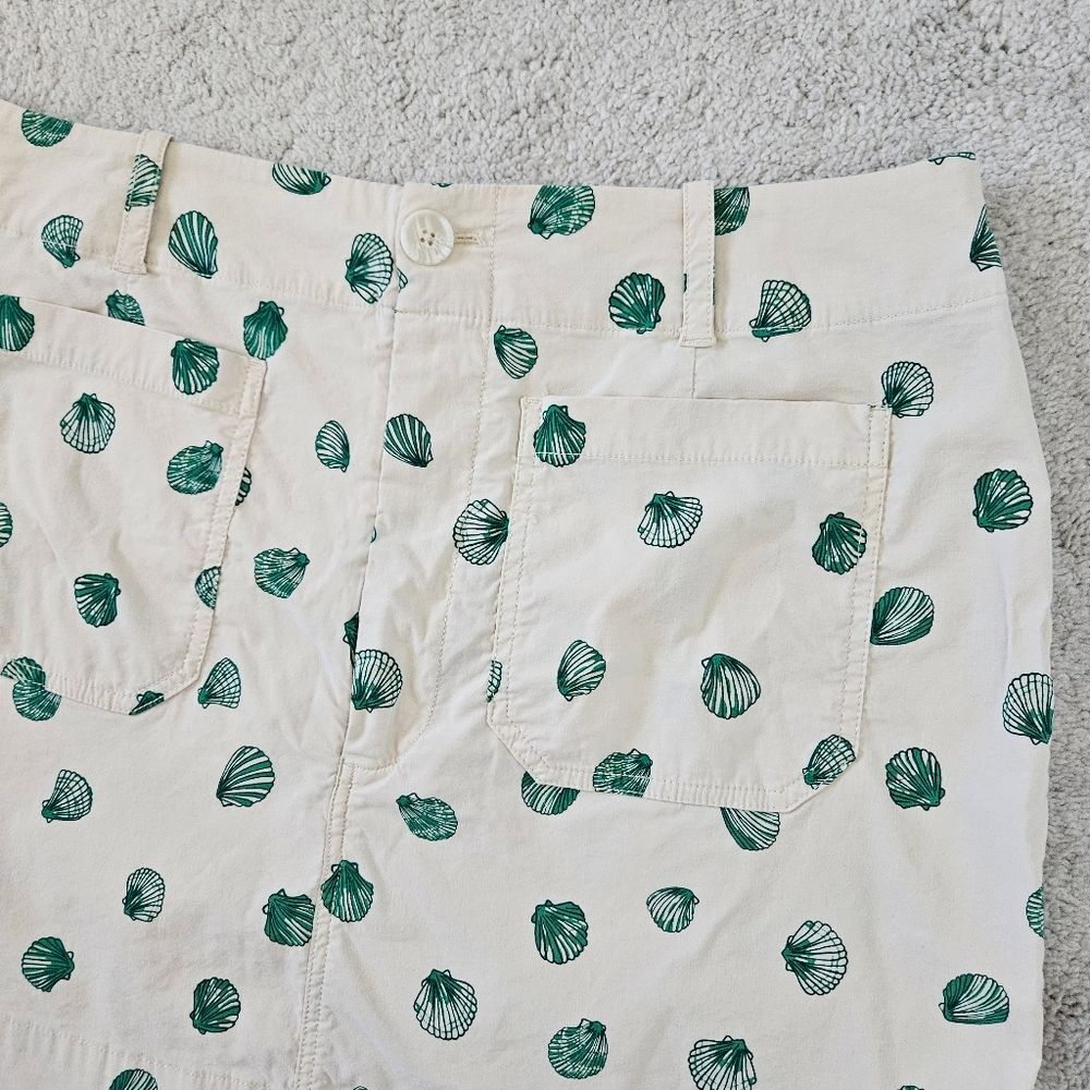 Maeve Anthropologie | Colette Mini Skirt Green Seashell, Womens XL - Picture 5 of 9